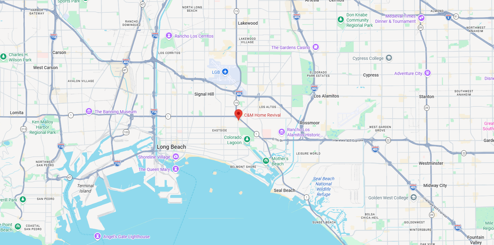 C&M Home Revival map