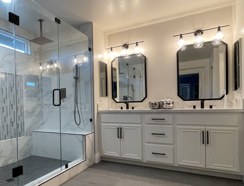 Newly renovated bathroom